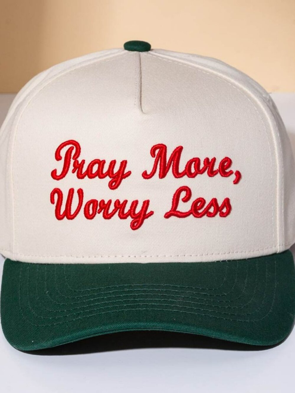 PRAY MORE, WORRY LESS UNISEX HAT